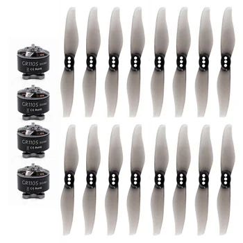 

GEPRC SPEEDX GR1105 5000KV 2-4S Brushless Motor with Gemfan Hurricane 3018 Props for Toothpick FPV Racing Drone