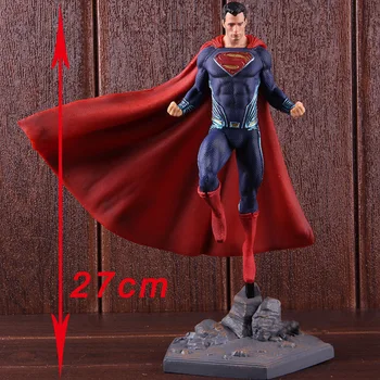 

PVC Action Figure Toy captain superman Justice League Collectible Model Toy Birthday Gift for Kids superhero halloween party