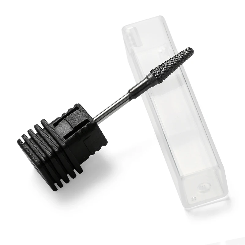9 Type Black Titanium Tungsten Carbide Nail Drill Bits for Manicure Drill Accessories Mills Cutter Remover Gel Tools nail drill bit electric nail drill bit manicure drill bit