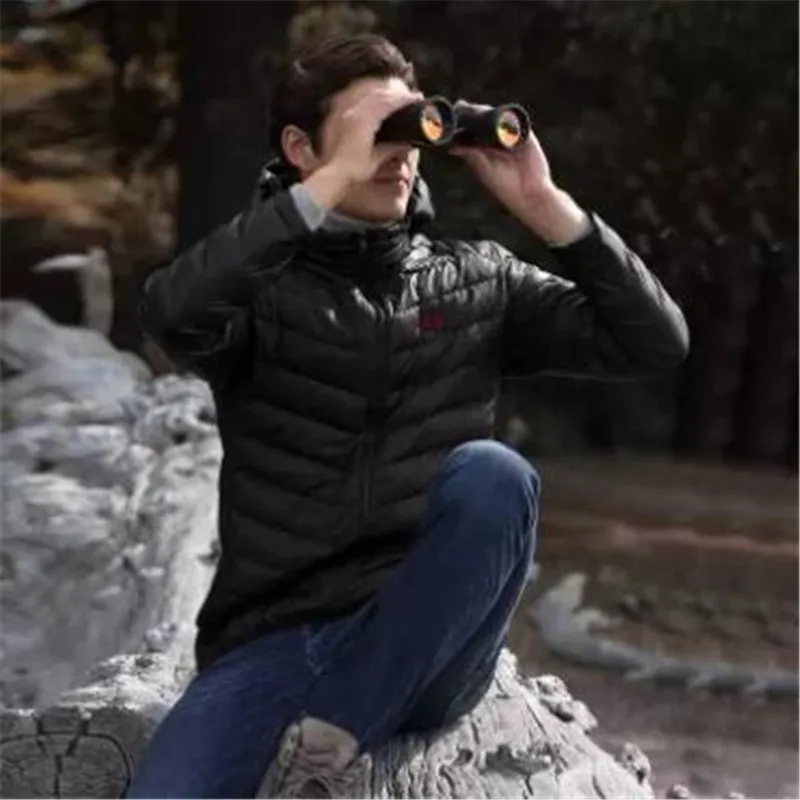Умный пуховик Xiaomi Cottonsmith 90% гусиный многозонный нагрев 4 уровня Водонепроницаемый 3 в 1 Умный мгновенный нагрев пуховик