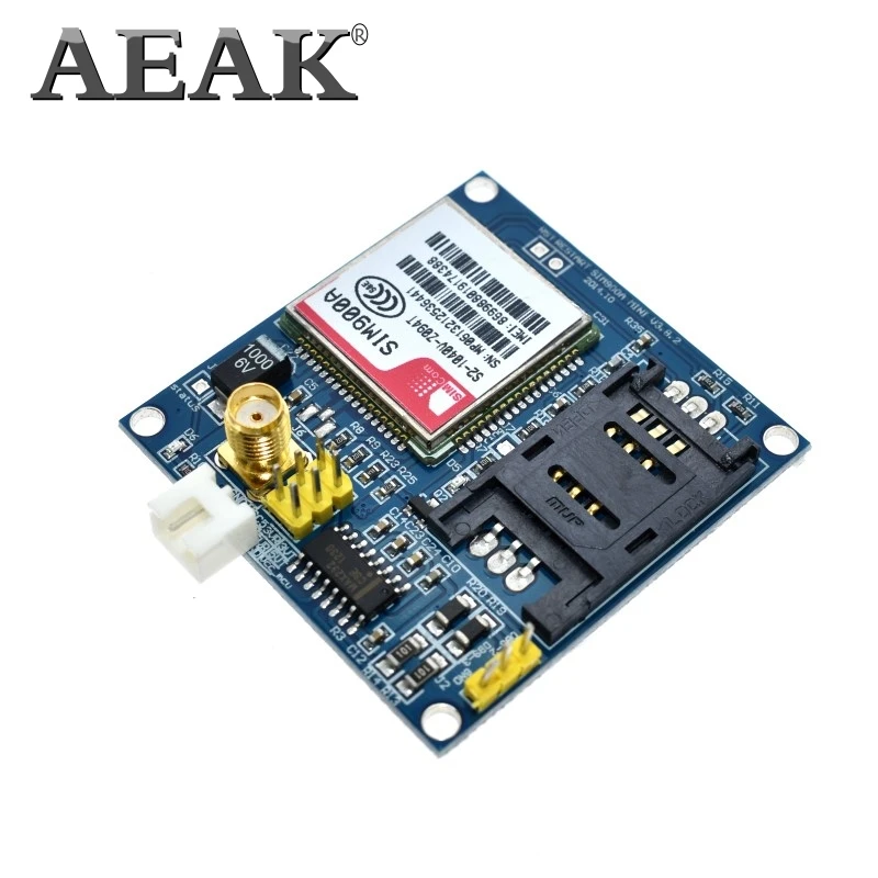 AEAK SIM900A SIM900 MINI V4.0 модуль беспроводной передачи данных GSM GPRS комплект платы с