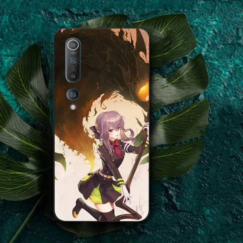 RuiCaiCa Owari No Seraph Phone Case for RedMi note 7 8 9 6 5 4 X pro 8T 5A xiaomi leather case color