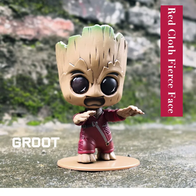 Marvel, Мстители, HT Grut, дрожащие куклы, декор салона автомобиля, украшения, мультфильм, Grut, Bobblehead, автомобильные аксессуары, декоративные предметы