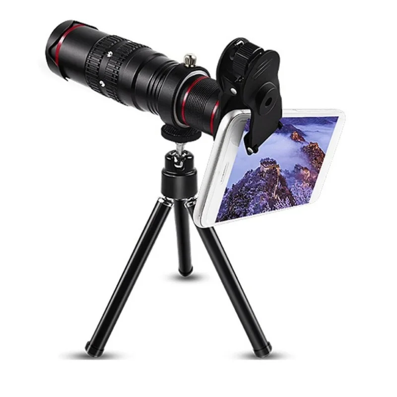 

Universal Mobile Phone Camera Lens Zoom Telephoto Lens External Telescope with Tripod&Phone Clip for IPhone Galaxy Huawei Xiaomi