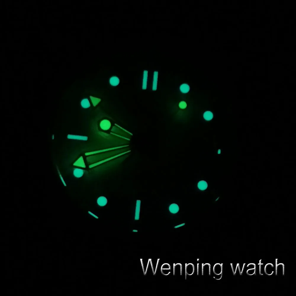 Parnis new 41mm mens top watch sapphire glass stainless steel bezel sterile dial date luminous rubber strap automatic watches