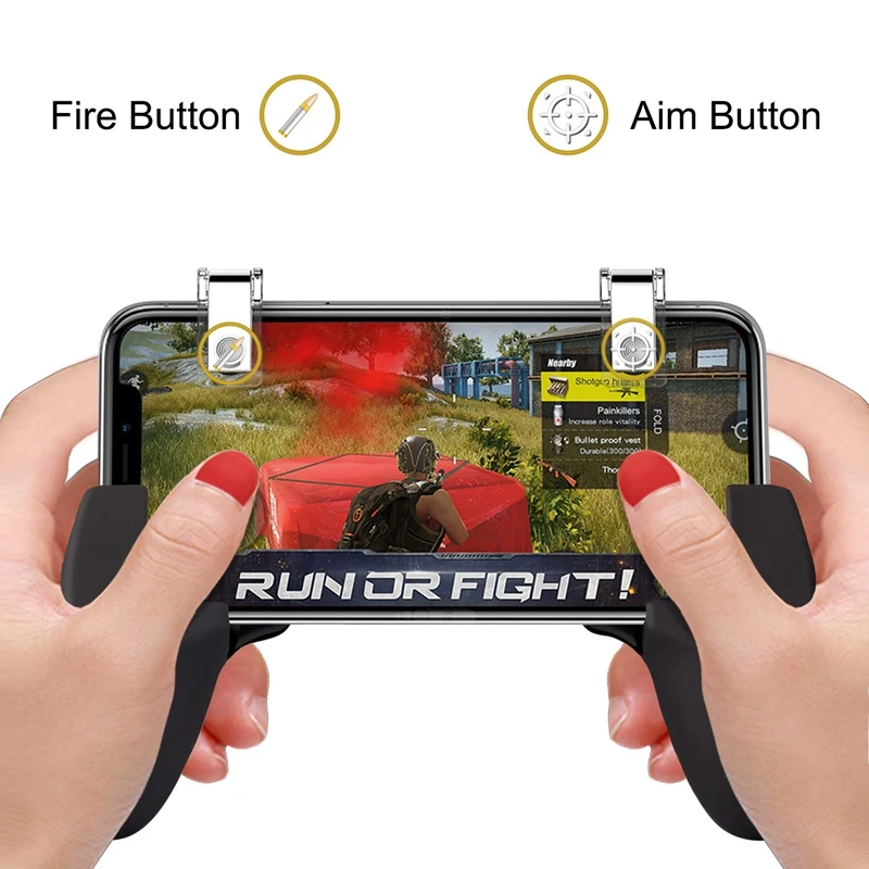 ABKT-Mobile Controller-Cellphone Game Trigger/Mobile Gaming Controller For Pubg Compatible With And