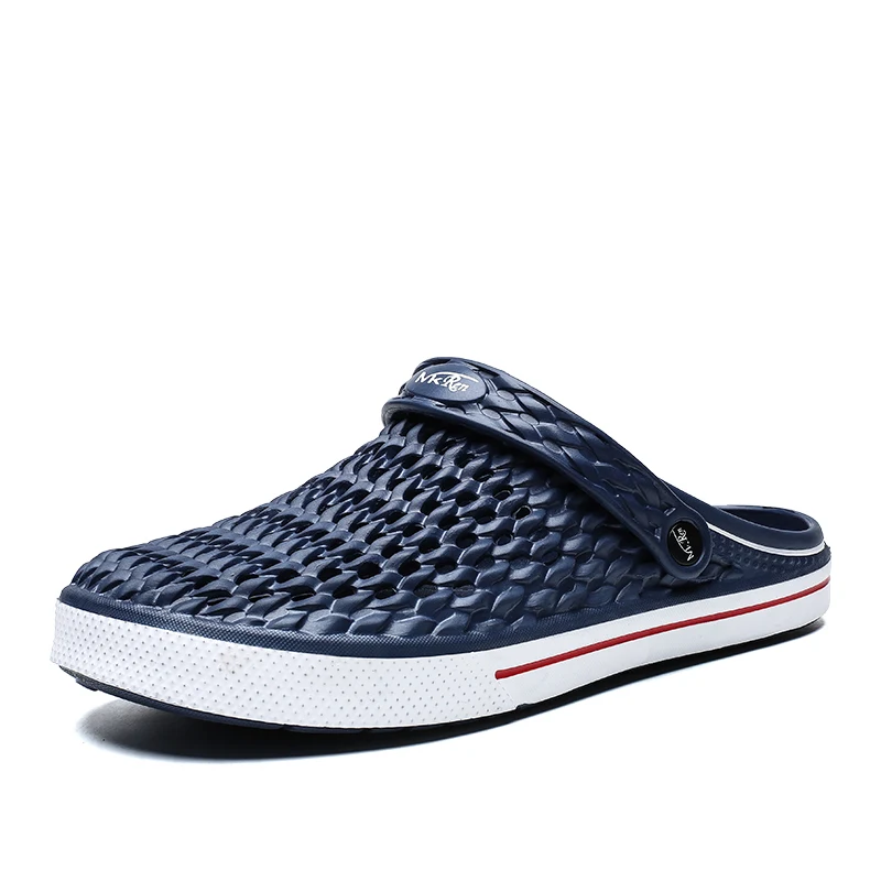

Mens Sandals Women Slippers Hole Shoes Summer New Breathable For Beach Home Hollow Out Casual Outdoor Water Mules Male
