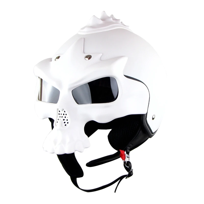 

Soman Half Helmet Skull Motorcycle Helmet Motorbike Capacetes Casco Retro Casque SM689