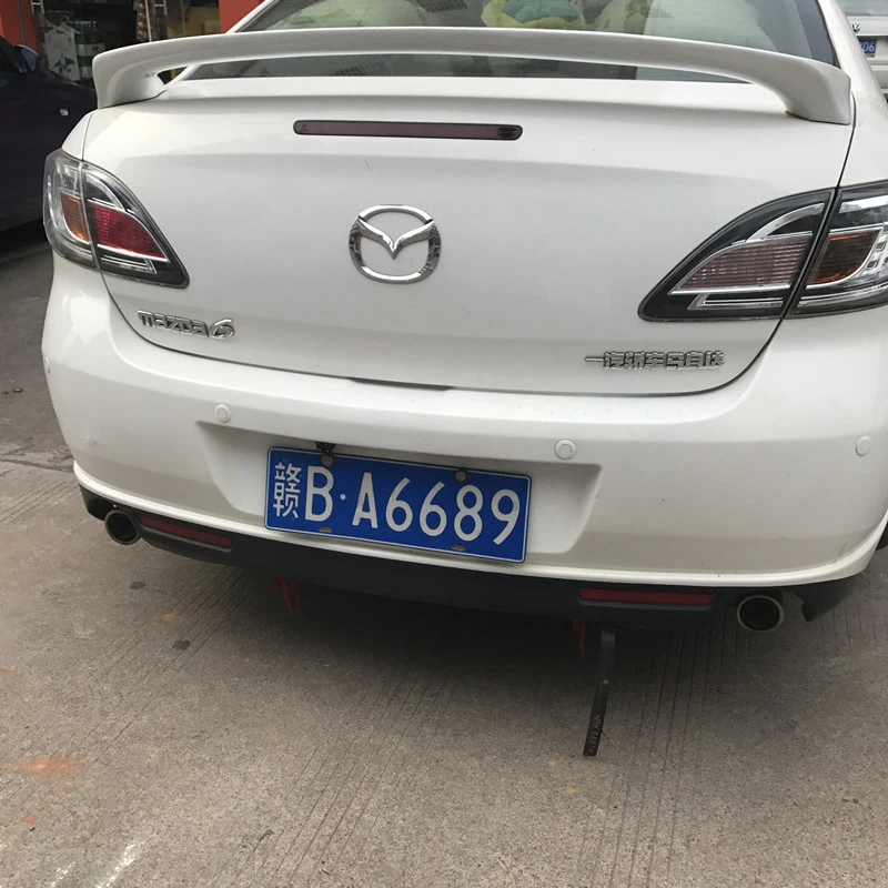 Для Mazda 6 4 Двери Седан спойлер 2006 2013 высокого качества ABS Материал заднее крыло
