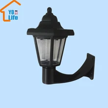 Светодиодный настенный светильник на солнечной батарее в стиле ретро, уличный водонепроницаемый шестигранный светильник, настенный светильник для виллы, двора, сада, настенный светильник на солнечной батарее, настенный светильник