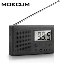 FM Digital Radio Kit DIY FM Stereo Radio Module 76-108MHz Wireless Receiver Timed Broadcast LCD Display DC 3V Electronic Solder