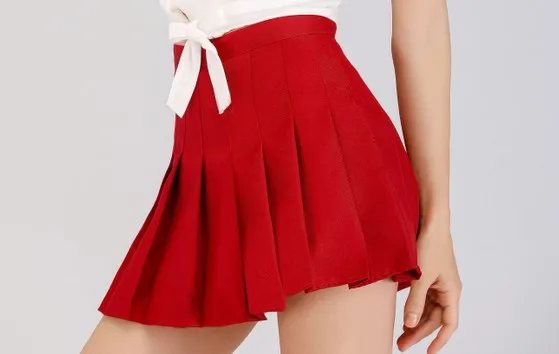 XS-XXL, сексуальный костюм Болельщицы, одежда для футбола, регби, баскетбола, для девушек, для чирлидинга, униформа для выступлений на сцене - Цвет: red skirt