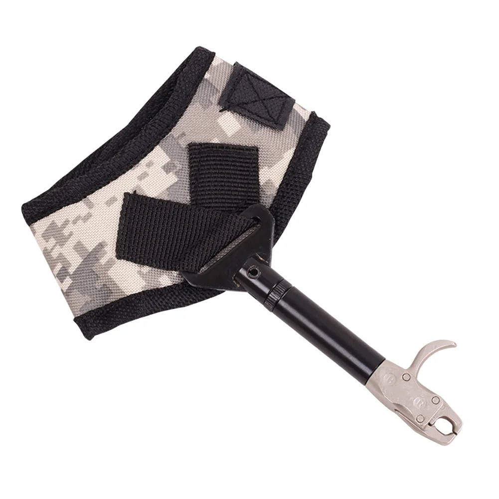 Adjustable Wrist Strap Arrow Release Aid Caliper Archery Hunting Bow Shoot Tool