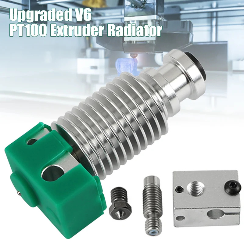 2019 теплоотвод экструдер радиатор с E3D Hotend блок V6 насадка для PT100 Prusa I3 MK3 H