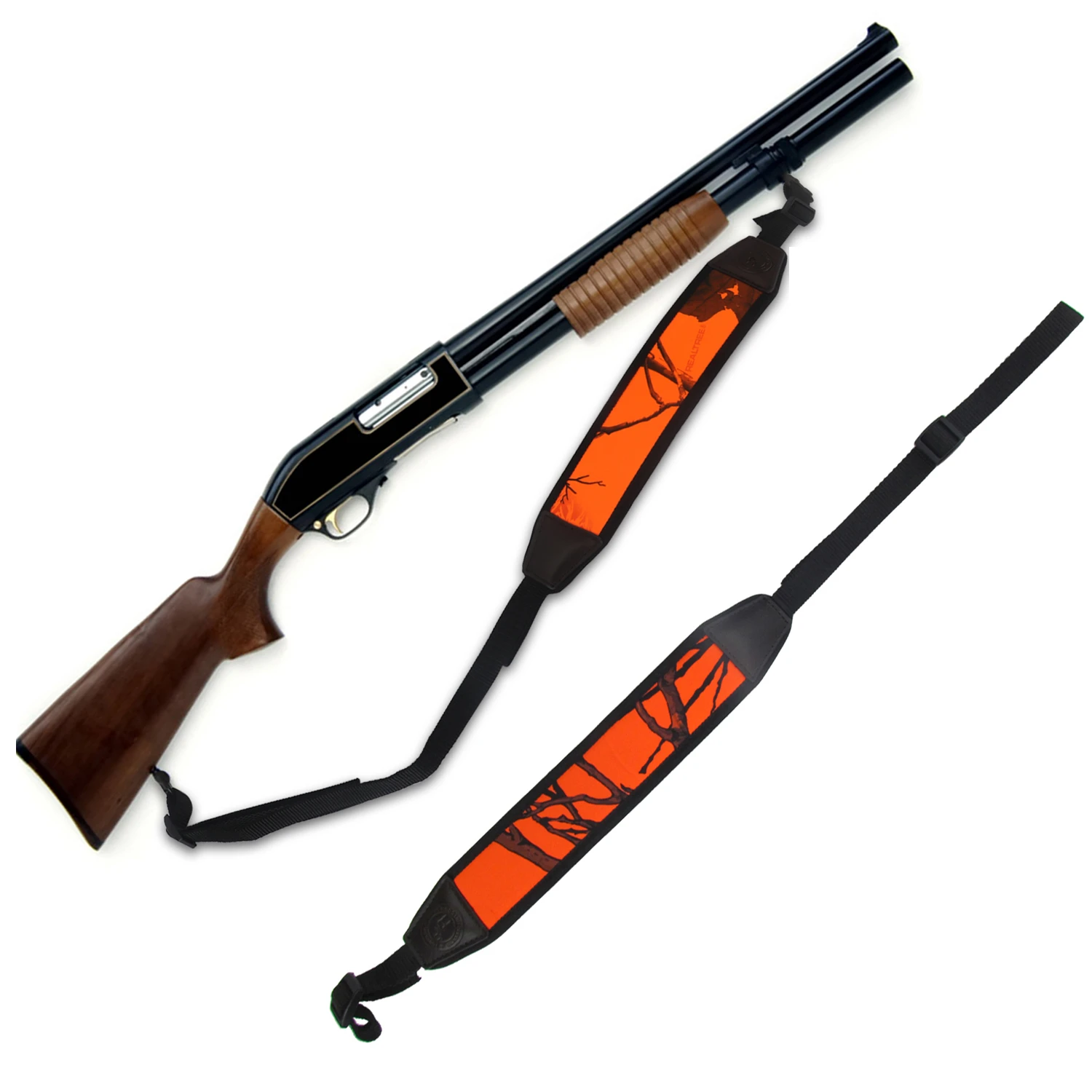 cinturón para Rifle y escopeta, correa hombro goma antideslizante, longitud ajustable para accesorios de pistola tiro|gun shoulder|shoulder gun straporange belt - AliExpress