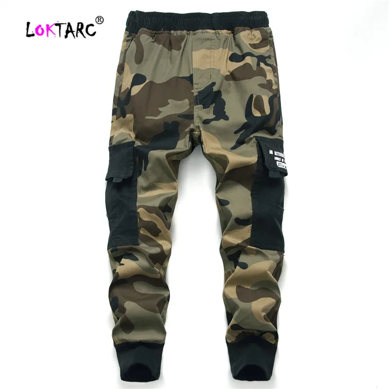 

LOKTARC Pants for Boys Teenage Boys Clothes Autumn Elastic Military Print Camouflage Sweatpants Kids Joggers Children CargoPants