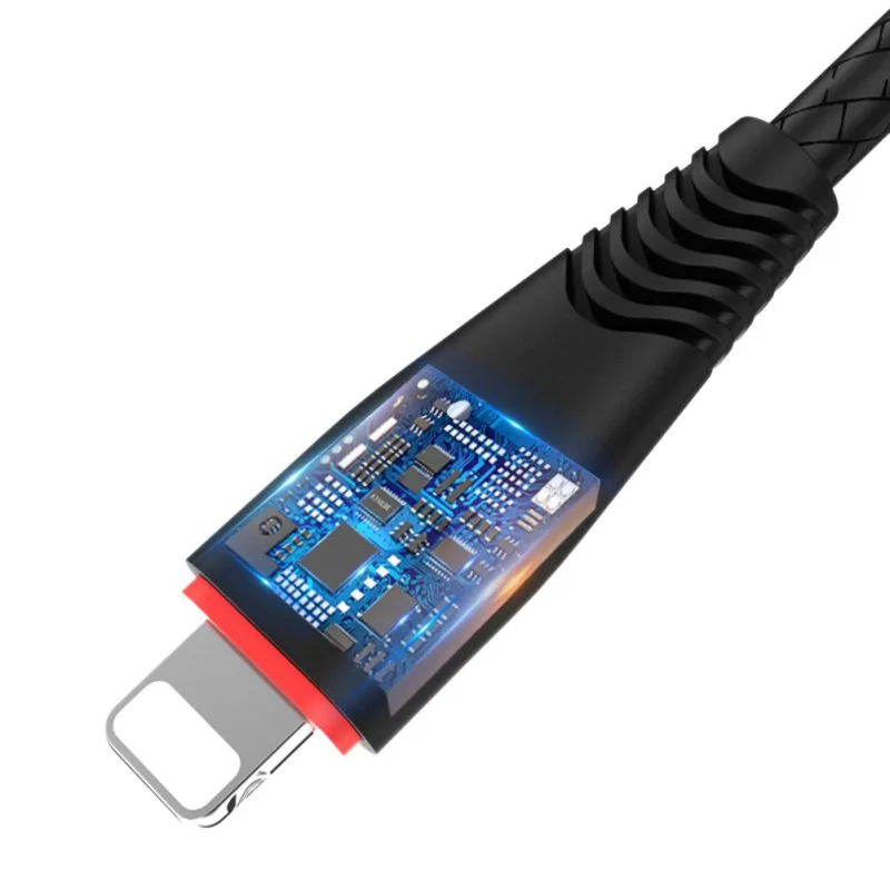 6 в 1 мульти зарядный кабель type C Micro-USB для IPhone телефон зарядное устройство шнур 2 м/6 футов удобный в использовании Практичный Прочный