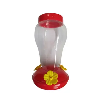 

Wide Hummingbird Feeder Window Outdoor Hanging Flower Shape Bird Drinker Waterer