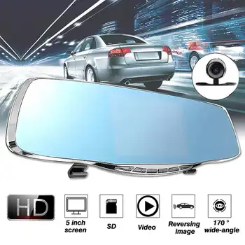 

Full HD 1080P Car Dvr Camera Auto 5inch Rearview Mirror Dash Camera Digital Video Recorder Dual Lens Registratory Camcorder