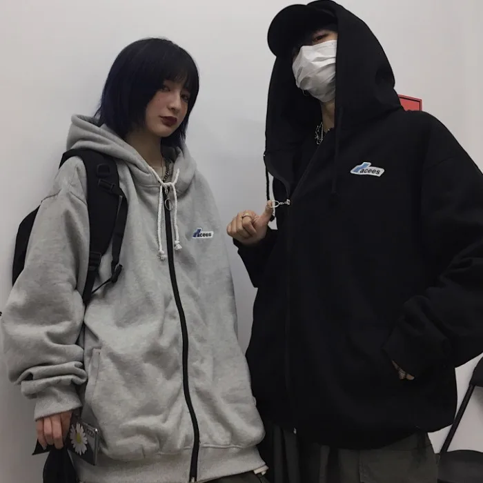Женские толстовки с длинными рукавами и пуловеры harajuku с капюшоном ins, модная брендовая Женская одежда, толстовки больших размеров серого цвета BF