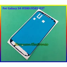 100 шт./лот,, передняя рамка, рамка, ЖК-экран, клей, наклейка для samsung Galaxy S4 i9500 I9505 i337, лента
