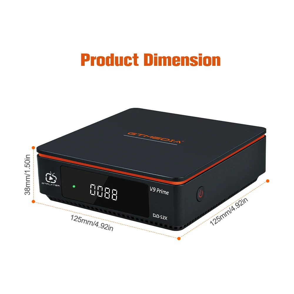 Receptor de Satélite Wi-fi sem Caixa de tv Atualização por v8 Gtmedia Prime Super Nova Suporte H.265 Construído Aplicativo v9 Dvb-s2 - Image 4