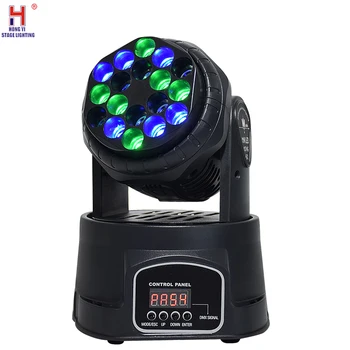 

Professional DMX-512 beam mini moving head light 18x3w rgb strobe effect with 13 channel for disco club party stage