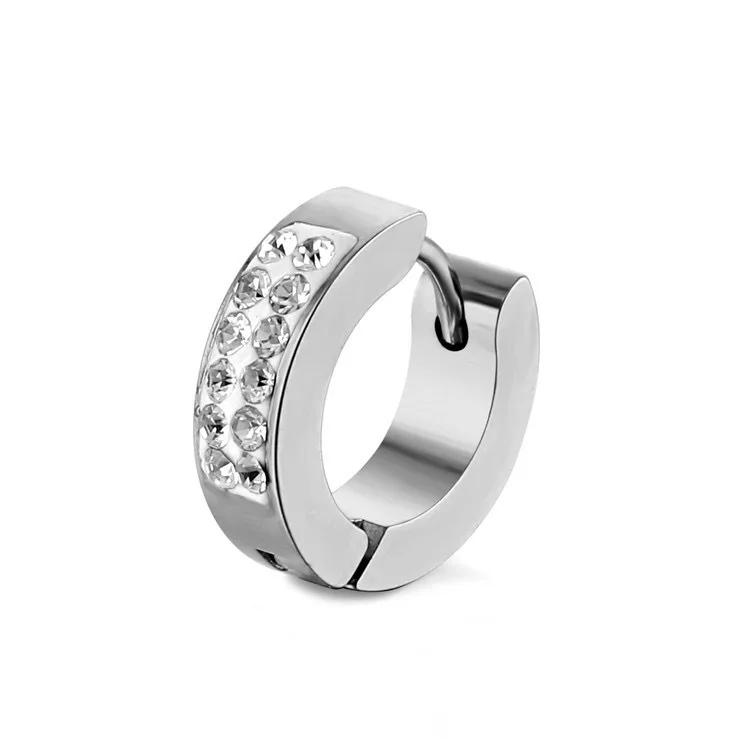 Серьги Клипсы из нержавеющей стали 4 х9 1 шт.|Серьги-подвески| |