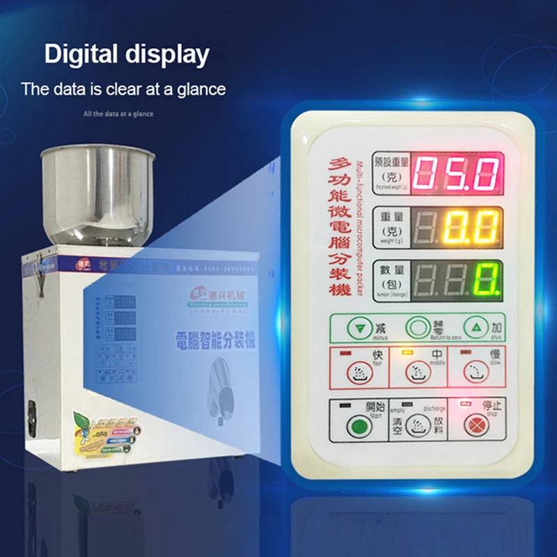 

1-30g Automatic-Measurement-Distributing Packer Split Packing Machine Particle/bag tea filling machine 220V/110v MG-30