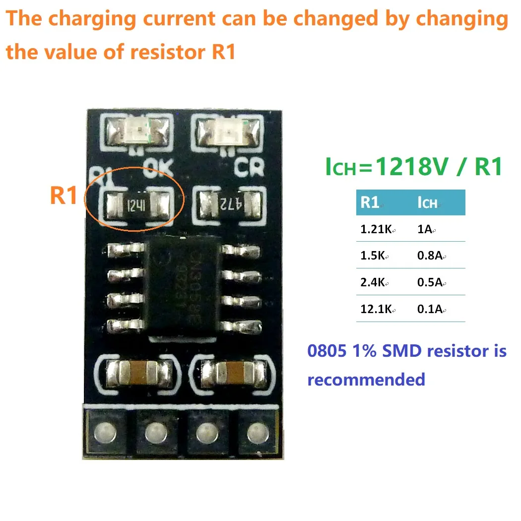 

5X 3.2V 3.6V LiFePO4 Battery Dedicated Charging Module Li Polymer Cell Battery Charger input 3.8V 4.2V 4.5V 5V for Ebike UPS Car