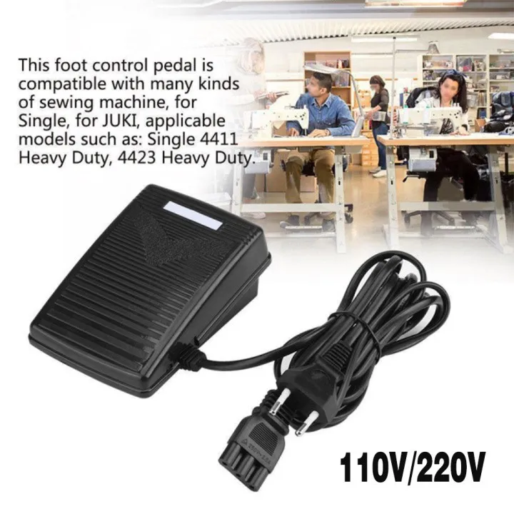 Foot Control Pedal With Controller Switching Power Cable For SINGER