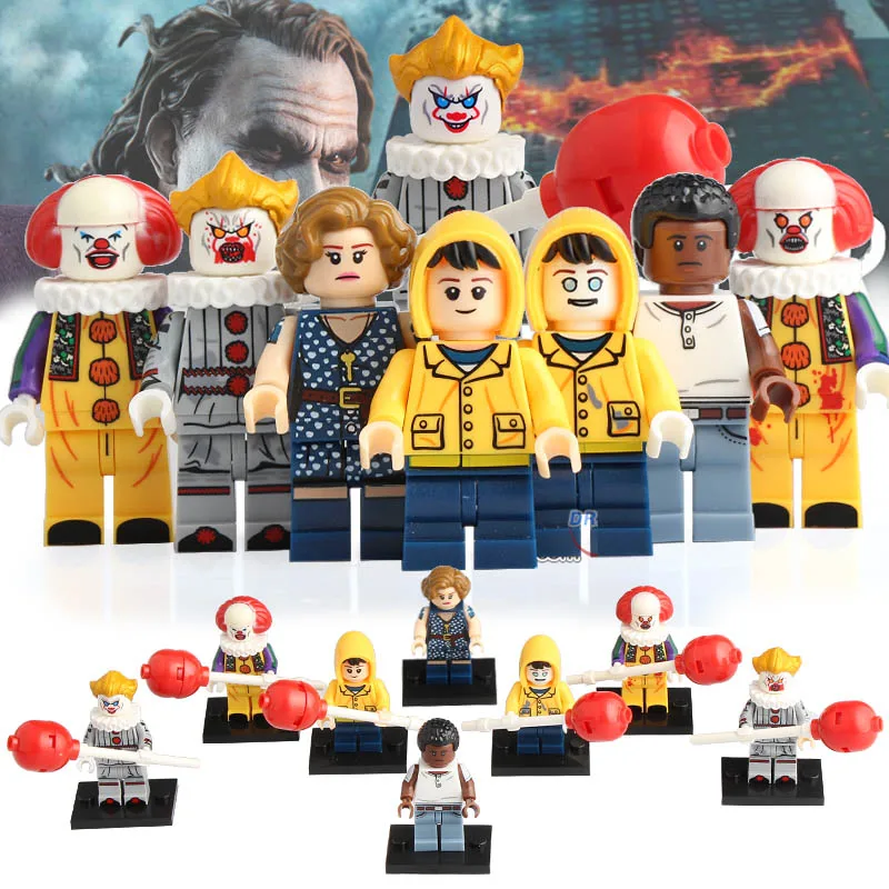 8 шт./компл. Хэллоуин ужас Pennywise клоун Джордж Беверли выбран Джейкобс фигура