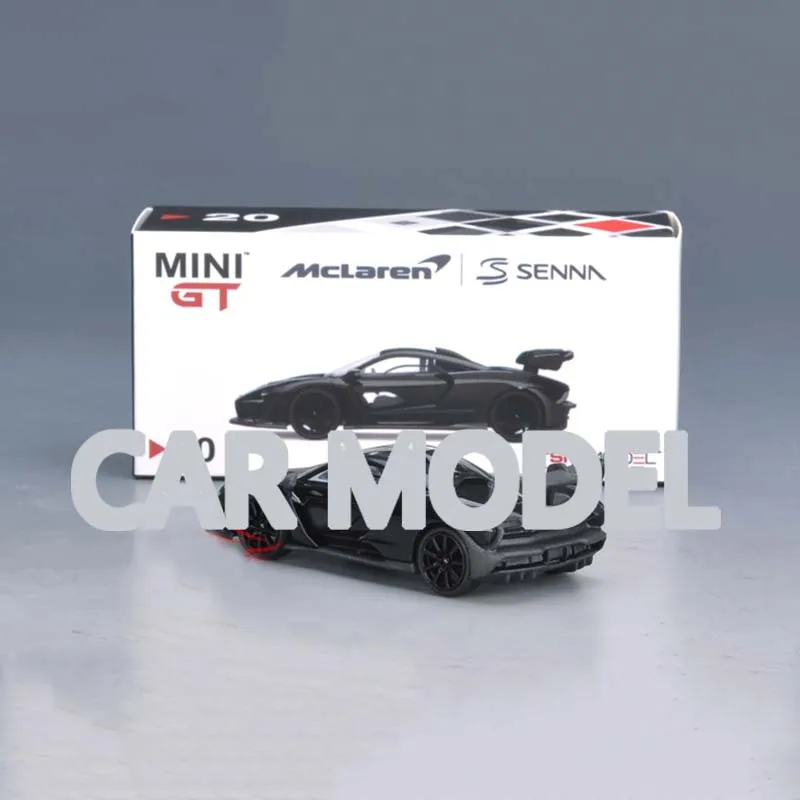 1: 64 масштаб сплава игрушечные транспортные средства TSM MINI GT McLaren Senna модель автомобиля Детские игрушечные машинки авторизованный игрушки для детей