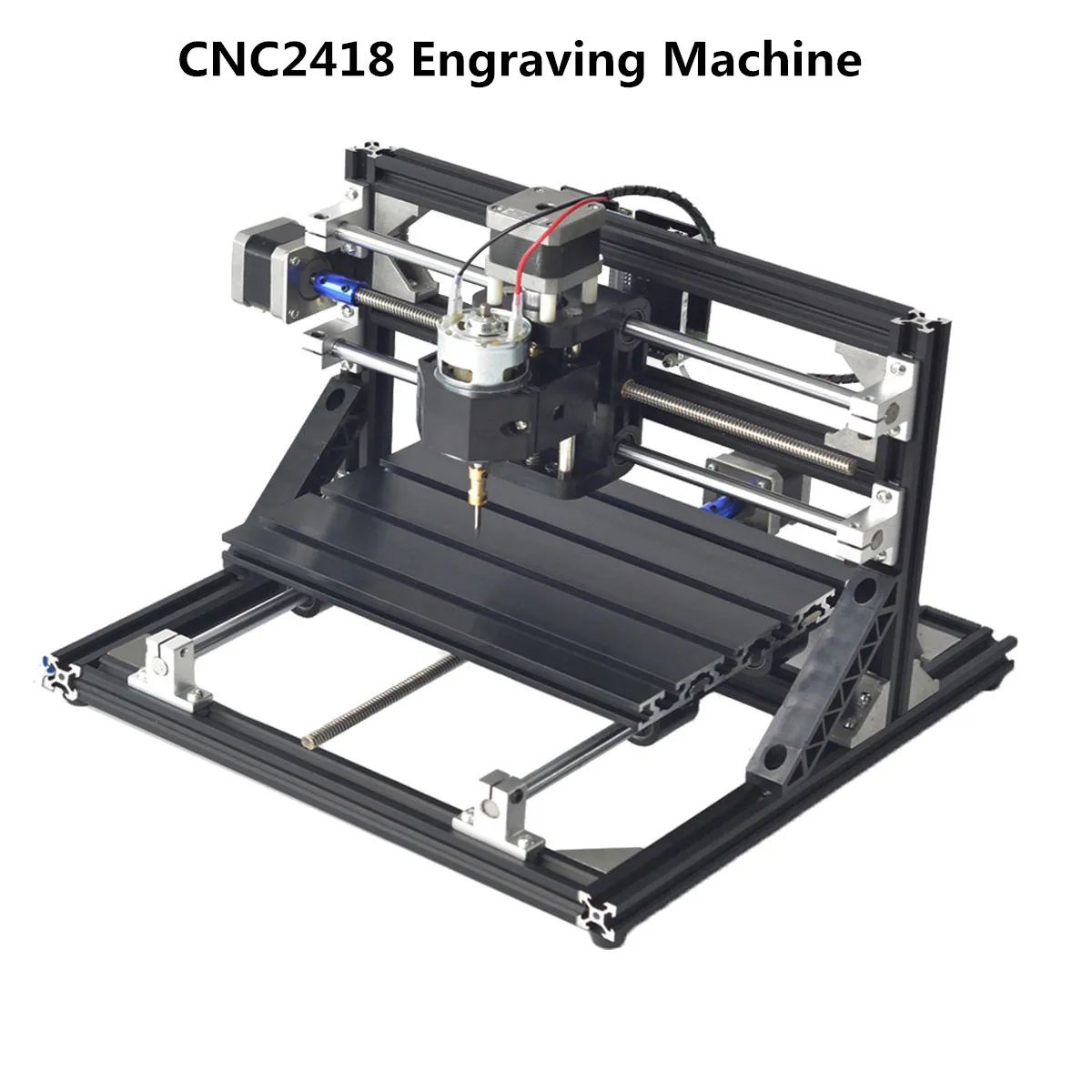 3 Axises CNC2418 GRBL управление DIY мини фрезерный станок с ЧПУ лазерный станок Pcb ПВХ фрезерный деревянный фрезерный станок лазерный гравировальный станок - Цвет: Without Laser
