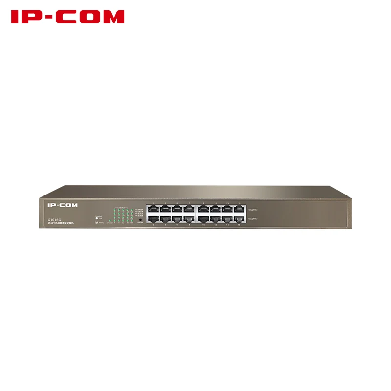 IPCOM G1016G 16 Порты рабочего Gigabit 1000 Мбит/с коммутатор Ethernet сетевой LAN концентратор