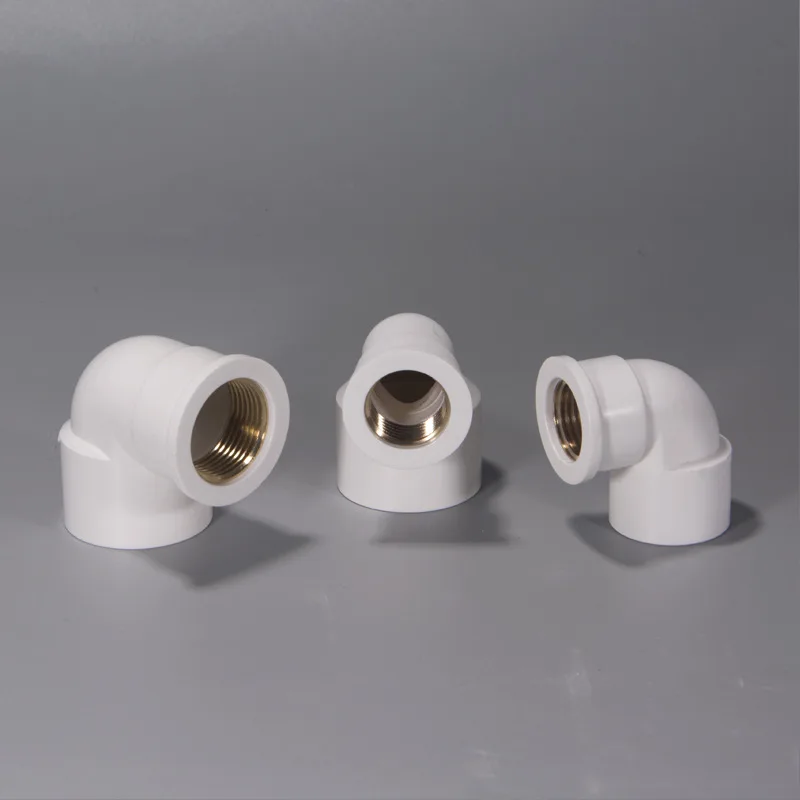 

PVC Pipe Fittings for Water Inlaid Copper into Copper Elbow Copper Internal Thread Elbow German Plastic Factory Price
