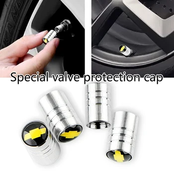 

4pcs/set Car Tyre Air Stems Cove Wheel Round Tire Valve Caps For Chevrolets Cruze Captiva Lacetti Aveo Niva Trax Onix