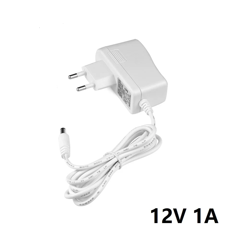 Description Picture 6 of itemDC12 volt EU Plug Lighting Transformer Power Supply 2A/ 3A/5A White Adapter for 5.5x2.1mm Universal output caliber Charger