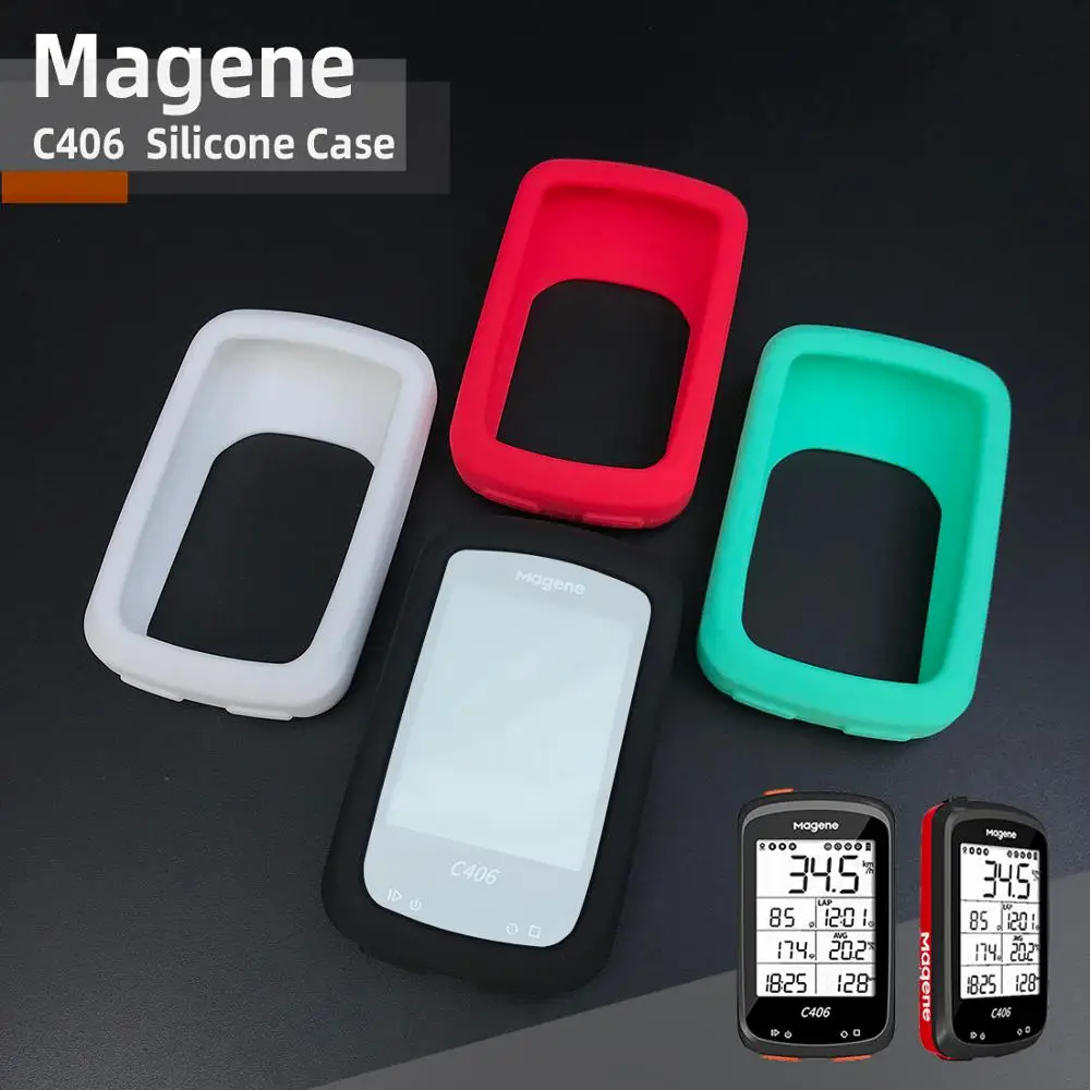 Чехол magene C406 для велосипеда компьютера силиконовый чехол мультяшный резиновый