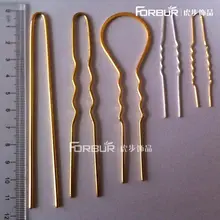 Невесты головной убор шпилька аксессуары материал аксессуары 100 мм лягушка ноги шпилька u-образные цветы иглы волна шпилька