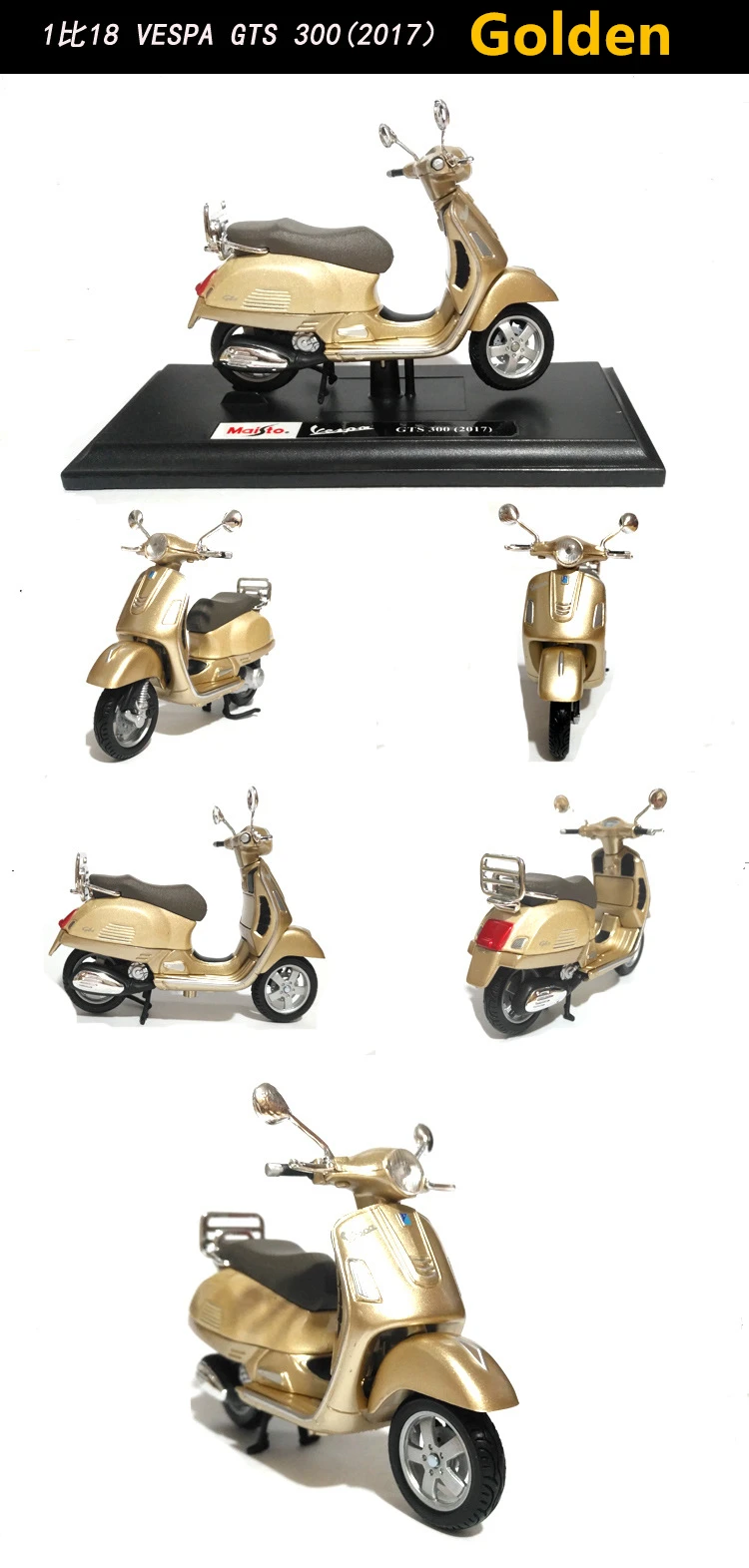Maisto 1:18 12 стилей Piaggio скутер сплав модель Vespa Мотоцикл Vespa модель Римский праздник коллекционные подарки