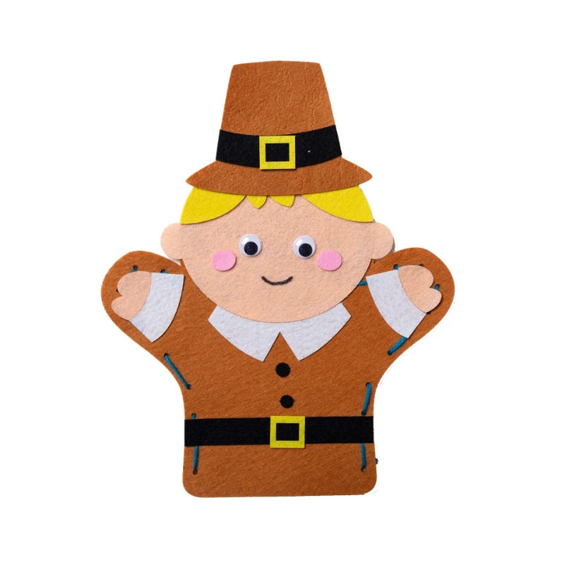 Boy2 Sz Паровая игрушка для поделок из нетканого материала, мультяшная ручная кукольная игрушка, практичная креативная игрушка для шитья детей - Цвет: Boy2