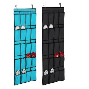 

20 Pocket Home Over The Door Hanging Space Organizer Holder Footwear Storage Rack Closet Shoes Organizer Rack Hanging Space Save