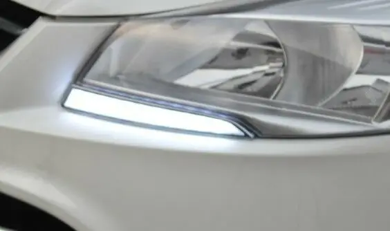 Автомобильные аксессуары модификация автомобиля светодиодный дневные ходовые огни Guide DRL хром для Ford Kuga 2013