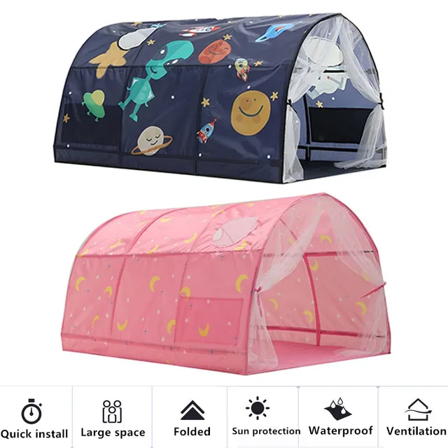 Portable Kids Space Toys Play House For Kids Folding Small House Tent House Ball Pit Pool Tent Bed Tent Girls Boy Room Decor 1