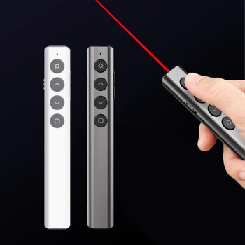 

Laser Pointer Wireless Presenter Pen USB Remote Control Flashlight Presentation Flip Clicker PPT Teaching Pointer Laser Pen