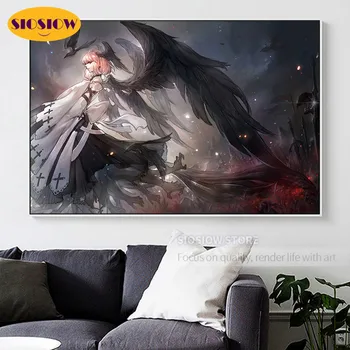 

5d Diy Angel Anime Diamond Painting Rhinestones Crystal Full Drill Round Diamond Mosaic Embroidery Cartoon Cross Stitch Kit Sale