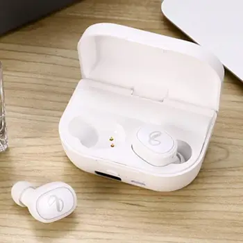 

Portable TWS Universal Wireless Bluetooth 5.0 Waterproof Earphones Stereo Music Earbuds Earpiece With Charging Box