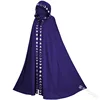 Mujer manto capa de terciopelo chaqueta de abrigo Wicca bata capa Medieval chal de ópera Cosplay LARP bruja, mago traje ► Foto 2/6