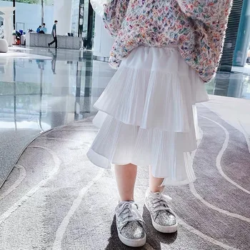 

2020 new arrival baby girls ruffles skirt fashion spring kids girls skirts 2-7years